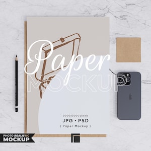 A4 Papier Mockup, Papier Mockup DIN A Verhältnis, Poster Vorlage, Vertikaler Druck Poster Mockup, Illustration Mockup, bearbeitbares Mockup Psd