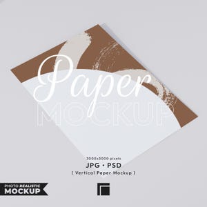 Nahaufnahme Mockup, Papier Mockup, Papiervorlage für Illustrationen, Liegerahmen Mockup, bearbeitbares Papier Mockup, A4 Papier Mockup, Sheet Mockup