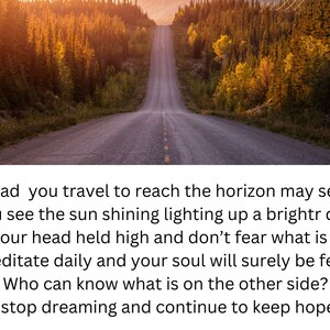 Digital Inspirational Download/The Road Not Traveled