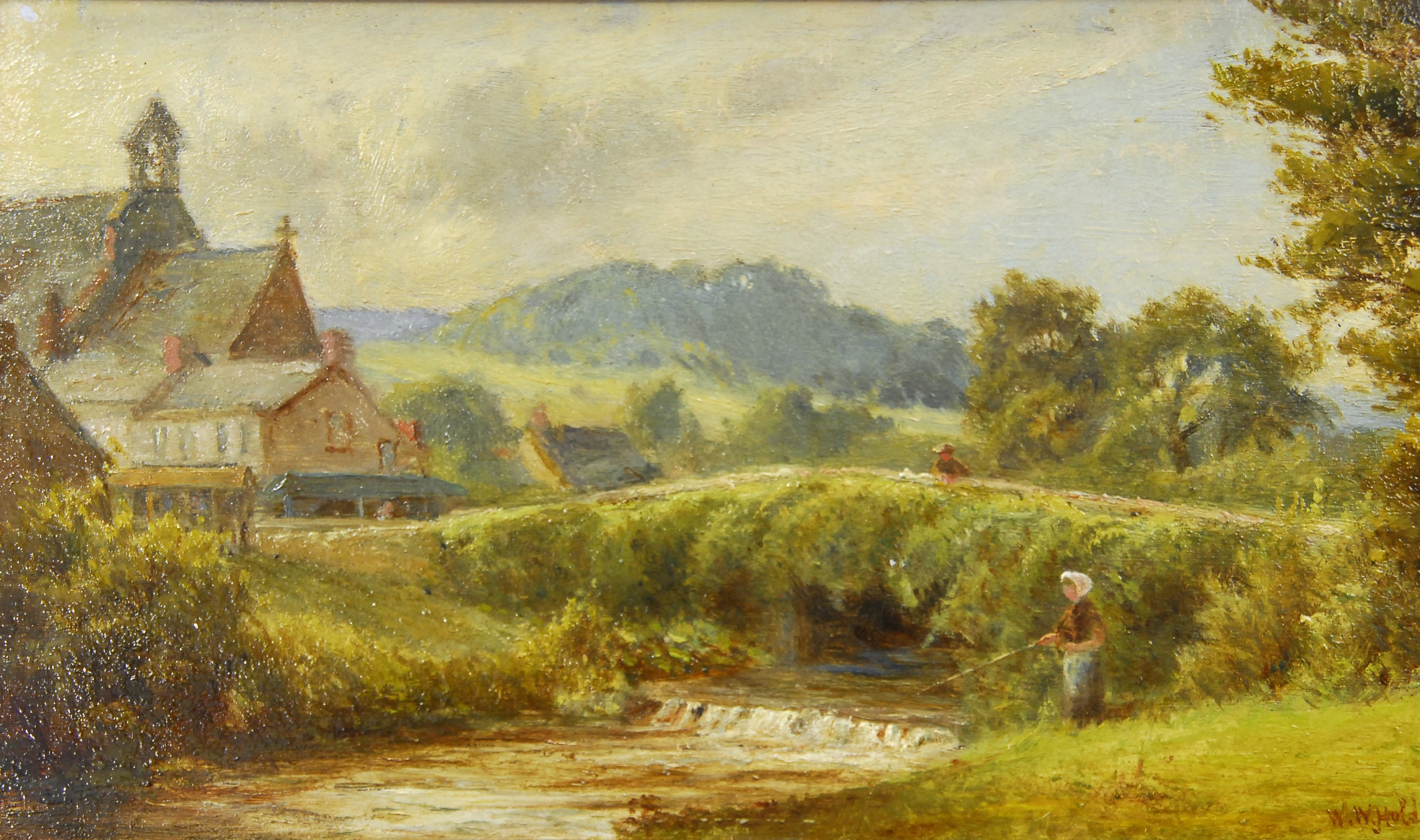 Western Victorian Rivers Antique Victorian 19th Century River Landscape Oil . - Etsy