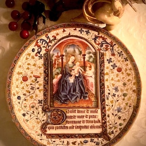 Plato vintage de coleccionista italiano