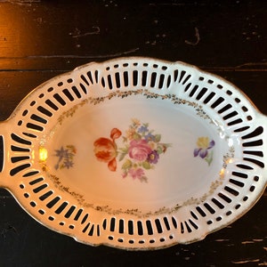 Vintage Porcelain Candy Dish