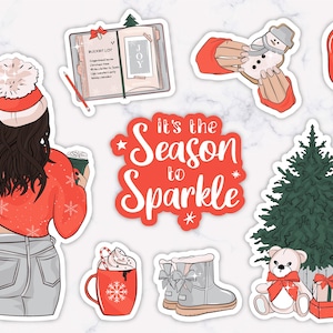 Printable Stickers "Christmas Magic"