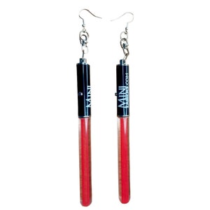 Red Green Purple White Blue Mini Lightsaber Earrings Novelty Accessories Star Wars Prop Accessory Gift Cosplay Jewellery Fun Fandom