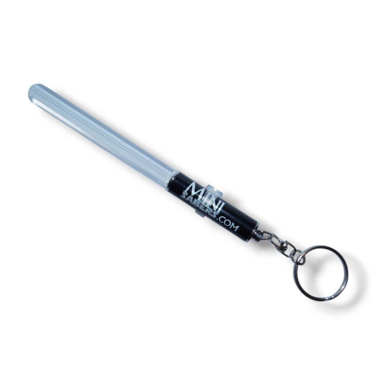 Blue Red Green Black Yellow White Pink Minisaber Lightsaber Keyring Keychain Star Wars Prop Cosplay Novelty Gift Toy Fun White