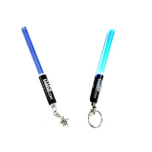 Blue Red Green Black Yellow White Pink Minisaber Lightsaber Keyring Keychain Star Wars Prop Cosplay Novelty Gift Toy Fun