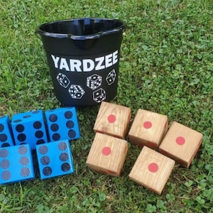 Yard Dice, Yardzee, Giant Yahtzee, Yard Yahtzee, Gift for Him, Gifts for Her