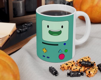 BMO Sits and Waves - Adventure Time, Happy Bmo Edition, Who Wants to Play,  Videogame Mug, Mug Funny Videogames - Etsy