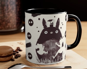 My Neighbor Totoro Anime Mug, Ghibli Characters Mug, Studio Ghibli, Ghibli Studio, studio ghibli merch, Spirited Away, Totoro Mug Miyasaki