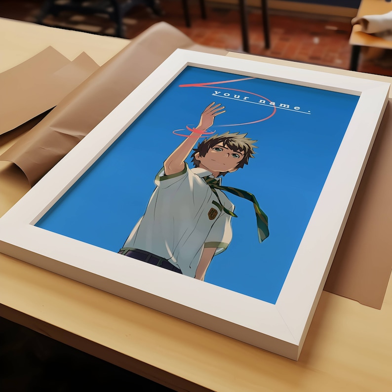 Your Name Poster 3 Pack, Your Name Anime Wall Print, Anime Poster, Anime Romantic Wall Art, Studio Ghibli Posters Print, Anime Art Print