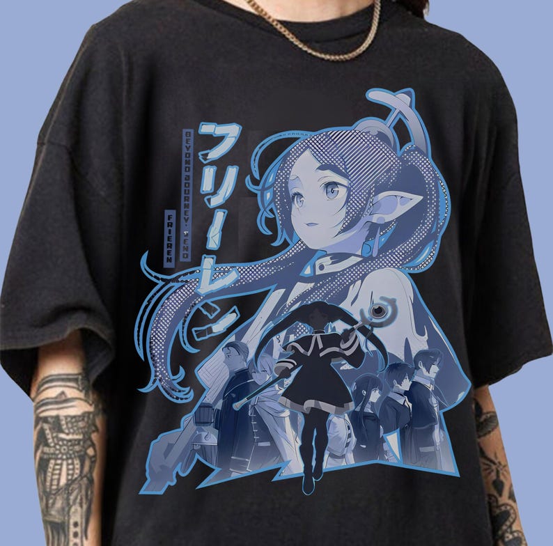 T-shirt Anime Vintage Unisex &ndash; Stampa Manga Giapponese, Bianca