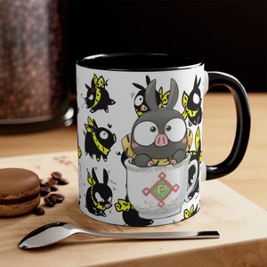 Ranma 1/2 Anime Mug, P-Chan Anime Mug, Saotome Manga Cup, Anime Coffee Mugs, Funny Gift Mug, Gift Mug, Kawaii Gifts, Anime Gifts, Anime Mug