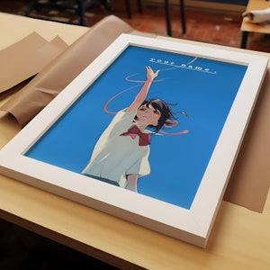 Your Name Poster 3 Pack, Your Name Anime Wall Print, Anime Poster, Anime Romantic Wall Art, Studio Ghibli Posters Print, Anime Art Print