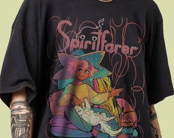 Spiritfarer T-shirt, Inspired Anime Game, Unisex T-shirt, Videogame Shirt, Graphic Anime Tee, Special T-shirt, Aesthetic Anime, Anime Gift