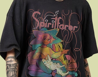 Spiritfarer T-shirt, Inspired Anime Game, Unisex T-shirt, Videogame Shirt, Graphic Anime Tee, Special T-shirt, Aesthetic Anime, Anime Gift