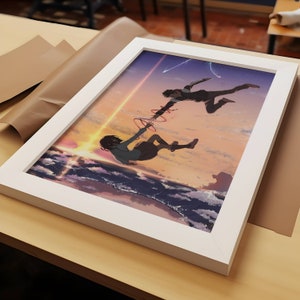 Your Name Poster 3 Pack, Your Name Anime Wall Print, Anime Poster, Anime Romantic Wall Art, Studio Ghibli Posters Print, Anime Art Print