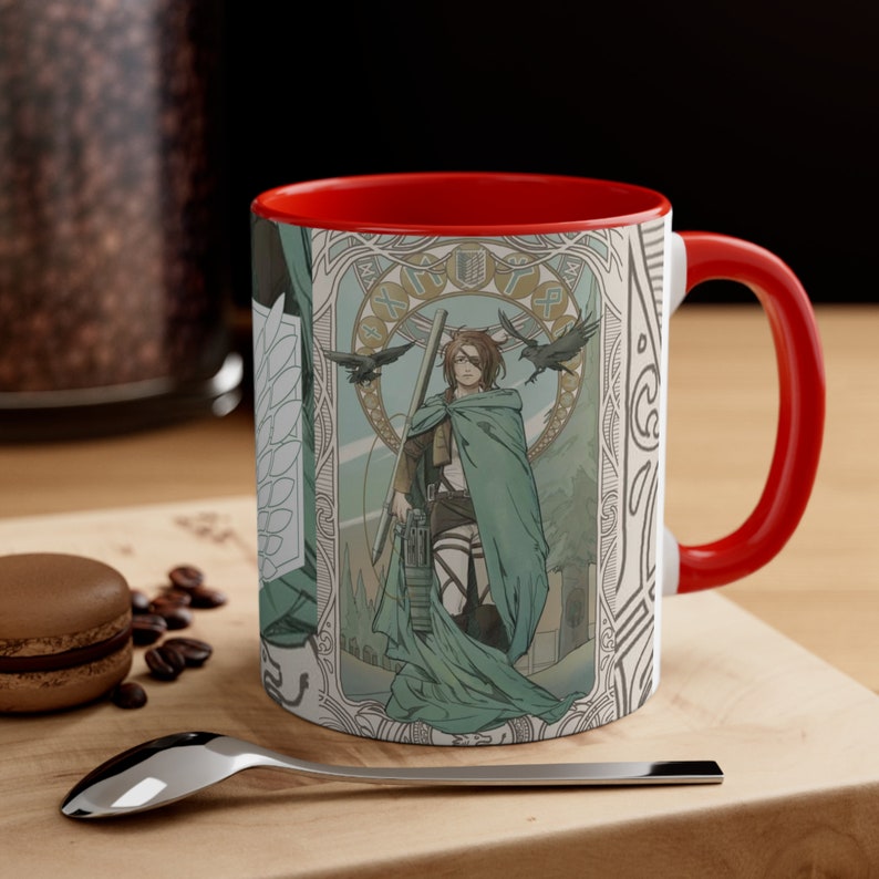 Hange Zoe Mug, AOT Titans Mug, Anime Mug, Anime Lover Cup, Graphic Anime Mug, Manga Lover Mug, Anime Mug Gifts, Gift for Anime Fans