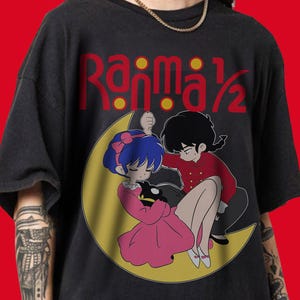 Ranma 1/2 T-shirt, Ranma Anime Shirt, Unisex Ranma Saotome, Anime T-Shirt, Genma Panda, Manga Shirt, Comfort Colors Shirt, Anime Retro Gift