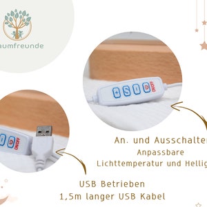 Personalisiertes Nachtlicht für Babys und Kinder  das ideale Geschenk zur Geburt, Taufe.
Unser Nachtlicht schafft eine beruhigende Atmosphaere und wird zum liebevollen Begleiter in der Nacht. Ein  Geschenk für werdende Eltern oder als Taufgeschenk.