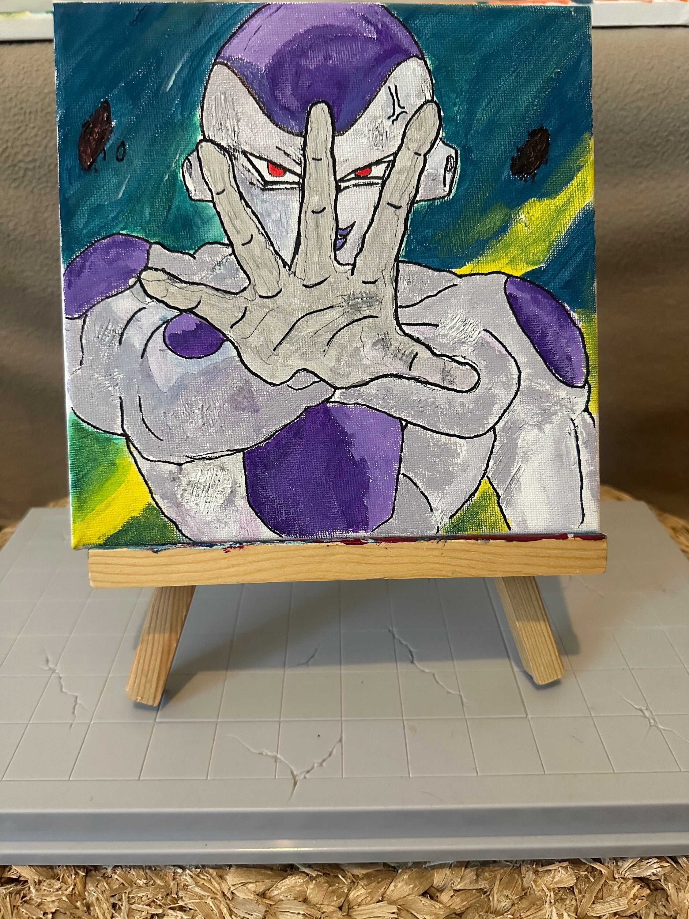 Adesivo Desenho Dragon Ball Z Freeza Primeira Forma Resinado