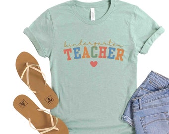 Kindergarten Teacher Shirt, Kindergarten Back to School, Kindergarten Teaching Team, Teacher Appreciation Gift, Kindergarten Teacher Gift