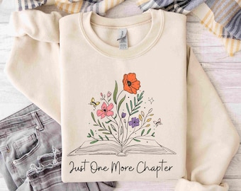 Sólo una sudadera de capítulo más, sudadera de lectura, regalo de amante del libro, sudadera de libro, camisa de bibliotecario, regalo de lector, regalo de profesor de inglés