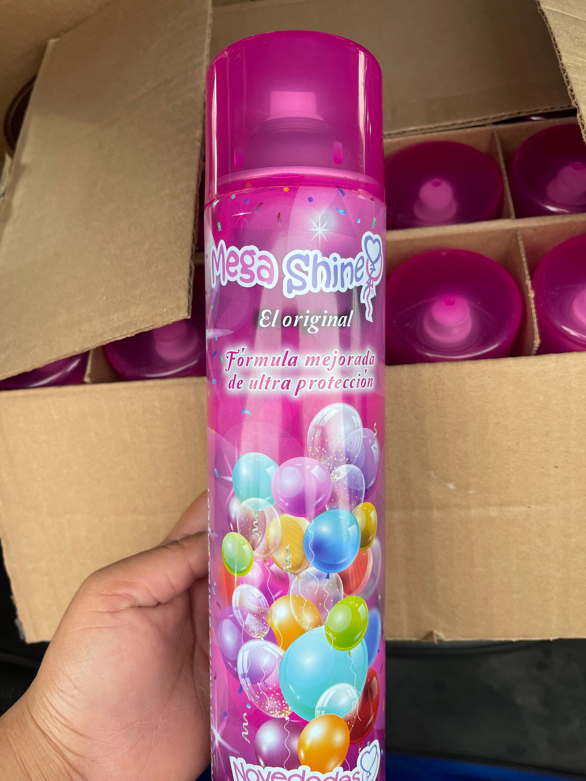 Balloon Brite - High Shine Spray for Latex Balloons - Get a Hi Gloss Finish