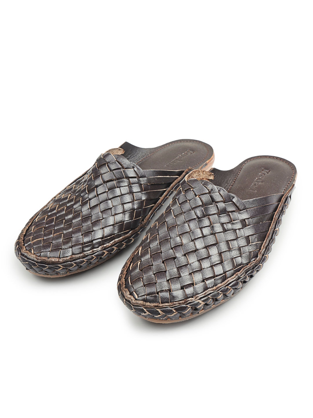 Zapato hecho a mano de boda / zapato nupcial marrón / zapato Kolhapuri / zapatos deslizantes / zapatos de cuero / zapatos para mujer / zapatos de fest
