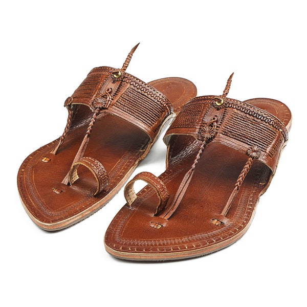 Men Kolhapuri Chappal | Leather sandal | kolhapuri chappal men | kolhapuri | leather sandal men | tan sandal | wedding sandal | gift for him