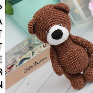 BEAR CROCHET PATTERN. amigurumi pattern. pdf bear pattern. stuffed bear crochet pattern. amigurumi teddy bear crochet Knit and crochet toys