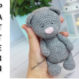 BEAR CROCHET PATTERN. amigurumi pattern. pdf bear pattern. stuffed bear crochet pattern. amigurumi teddy bear crochet pattern. crochet toys