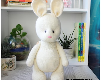 Bunny knitting patterns, knitted animal toy, amigurumi bunny, Amigurumi tutorial, DIY toys, easter bunny knitting, knitted rabbit, knit toys