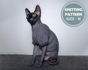 Tricot Pull Pull Pour Chat Sphynx Pull Noir Et Blanc Pour Chat