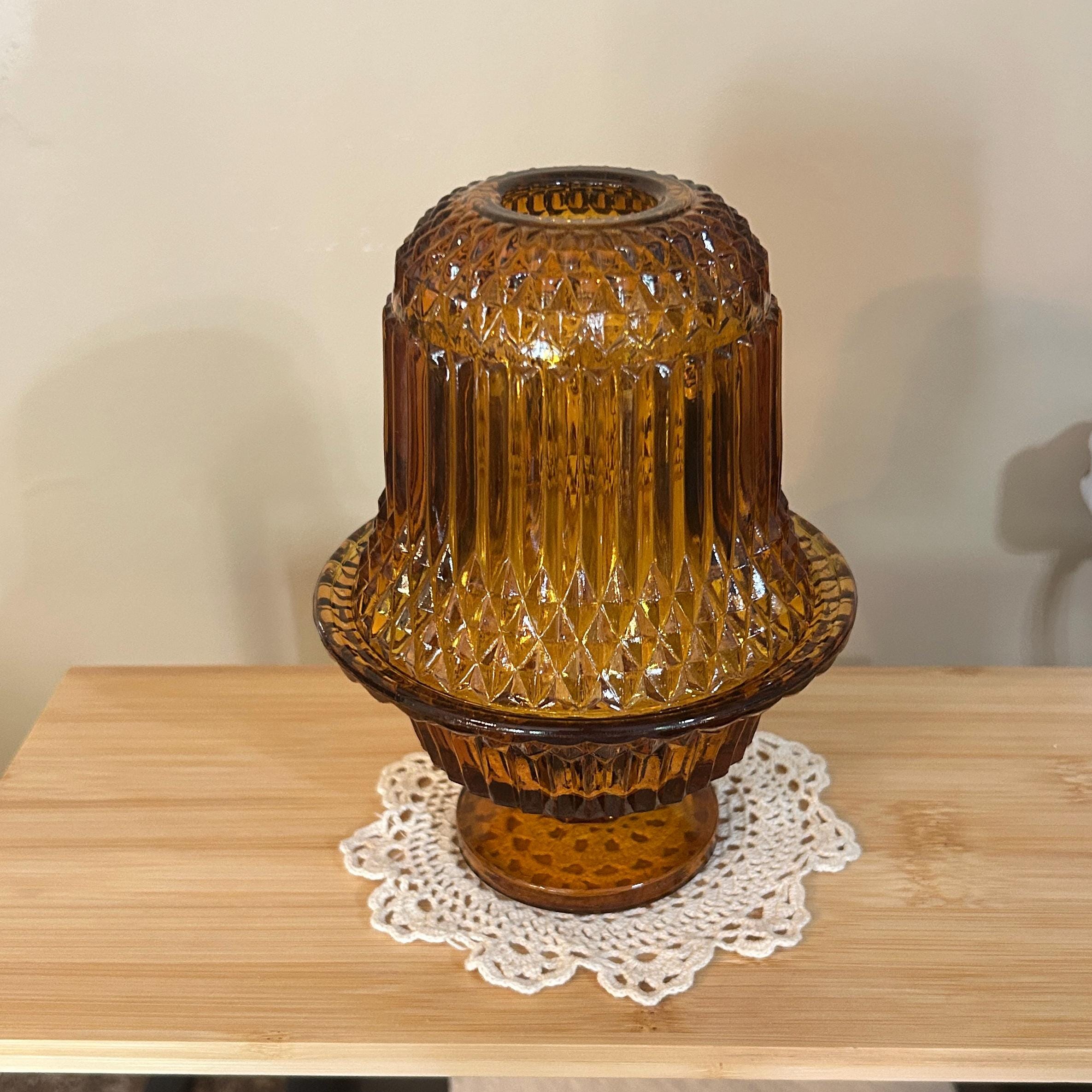Amber Diamond Point Fairy Lamp - Etsy