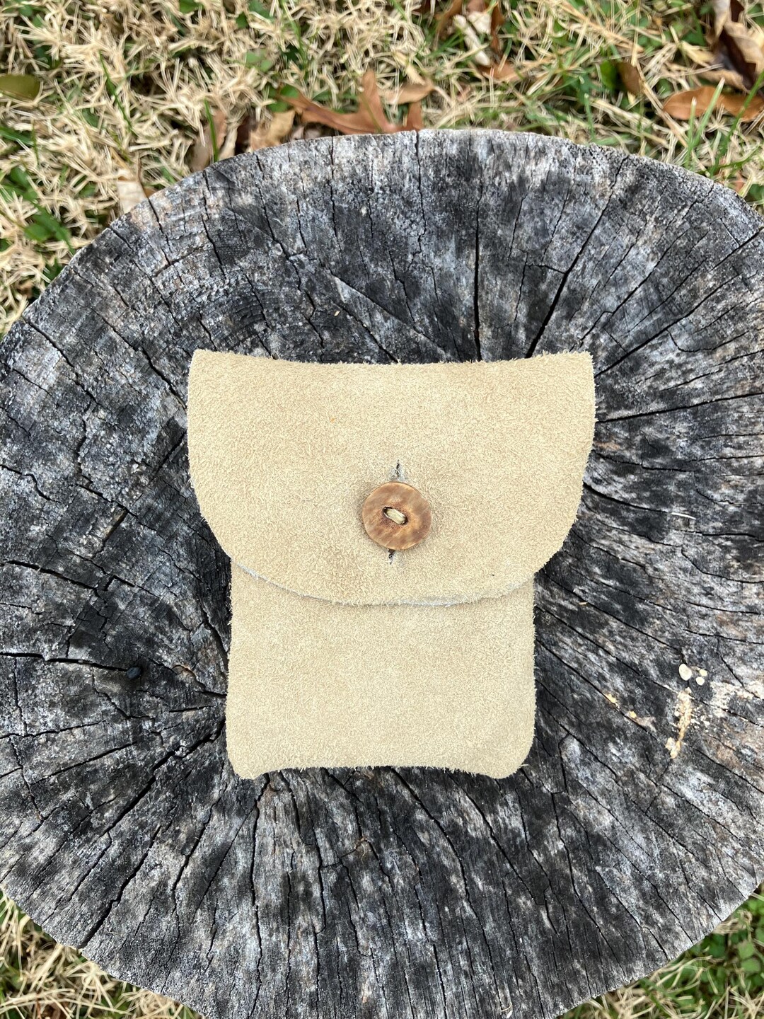 Primitive Flint and Steel Fire Starting Kit in Leather Pouch | Antler ...