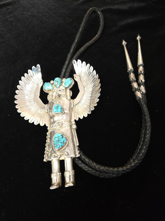 Eagle Dancer Kachina Bolo - image 9