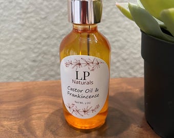 Organic Castor Oil Blend, Frankincense & Jojoba, Anti-Aging