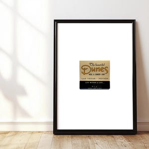 Dunes Casino Resort Matchbook-poster | Retro muurkunst in Las Vegas