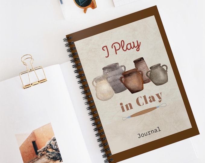 Pottery Notes Notebook, Potter Glaze Journal, Potter Book, Ceramicist Gift, Gift for Potter, Glaze Notes Journal, Pottery Journal