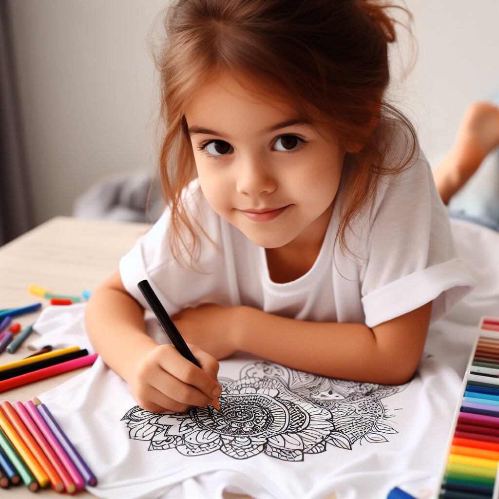 Coloring Pajamas, Colouring Pajamas, Coloring Shirt, Coloring Shirt for