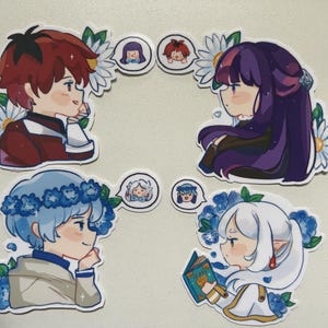Frieren Beyond Journey&#39;s End Sticker|| Cute Sticker|| Waterproof