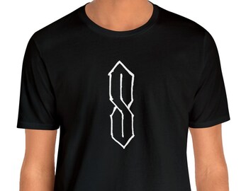 Old School S doodle. Unisex Jersey Short Sleeve Tee