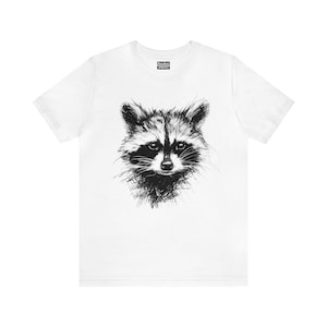 Raccoon, Man&#39;s Beast Friend | Unisex Jersey Short Sleeve Tee