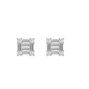 Baguette Earrings, Baguette Studs, Stud Earrings, Dainty Stud Earrings, Small Stud Earrings, Tiny Stud Earrings, Minimalist Earrings, Gift