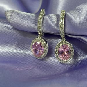 Amethyst Earrings, Silver and Amethyst Drop Earrings, Silver Amethyst Earrings, February Birthstone, Art Deco Earrings, Sterling Silver 925