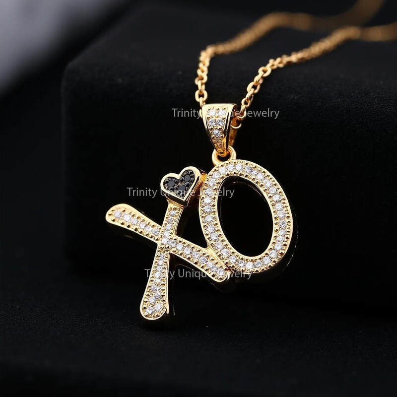 Xo Necklace - Etsy