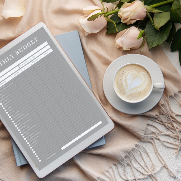 Gain Financial Control with Our Multiple Monthly Budget Planner - Printable Financial Organizer, Expense Tracker, and Budget Binder