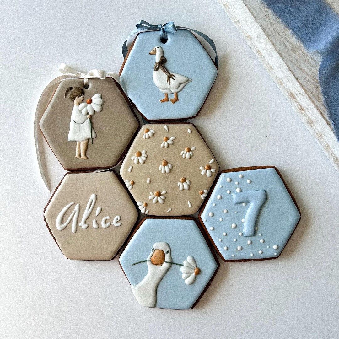Custom Decorated Birthday Cookies, Personalized Sugar Cookies - Etsy