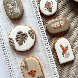 Custom Cookies, Birthday Decorated Cookies, Birthday Gift