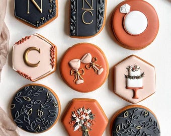 Personalized Wedding Cookies: Custom Sugar Cookie Favors